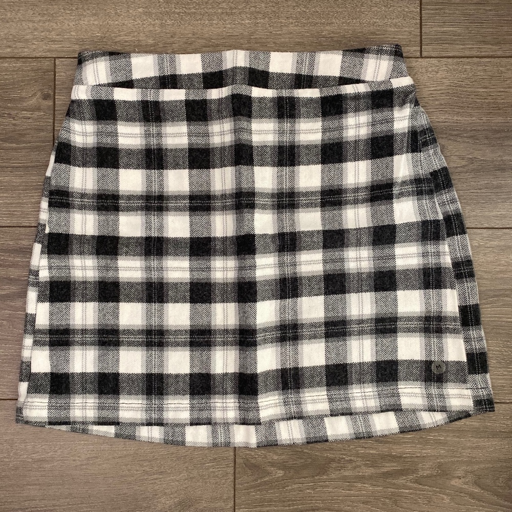Plaid Flannel Skirt